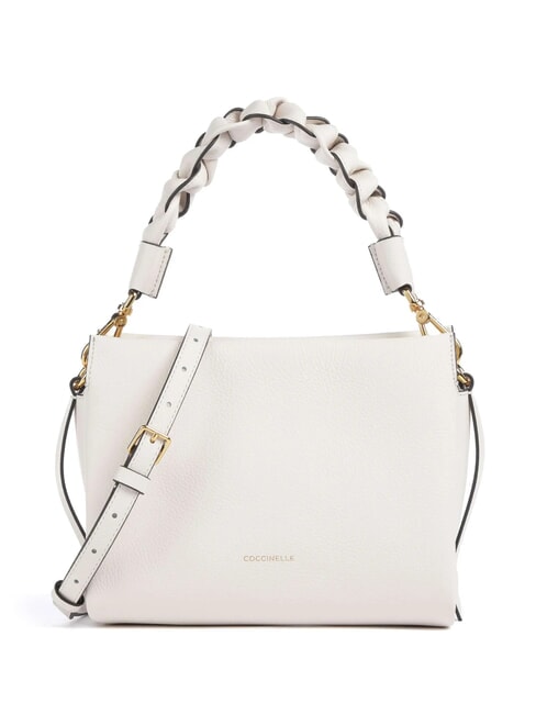 COCCINELLE BOHEME Handtasche, mit Schultergurt, aus Leder weiß/haut - Damentaschen