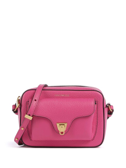 COCCINELLE BEAT SOFT Minitasche aus strukturiertem Leder neues Fuchsia - Damentaschen