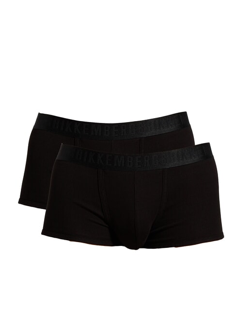 BIKKEMBERGS NEW CLASSIC TRUNK 2 Boxer Schwarz - Herrenslip