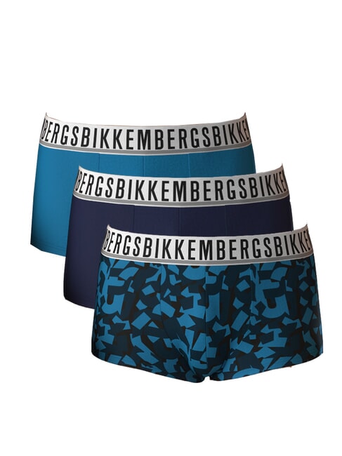 BIKKEMBERGS TRUNK MIX 3 Boxer Ozean - Herrenslip