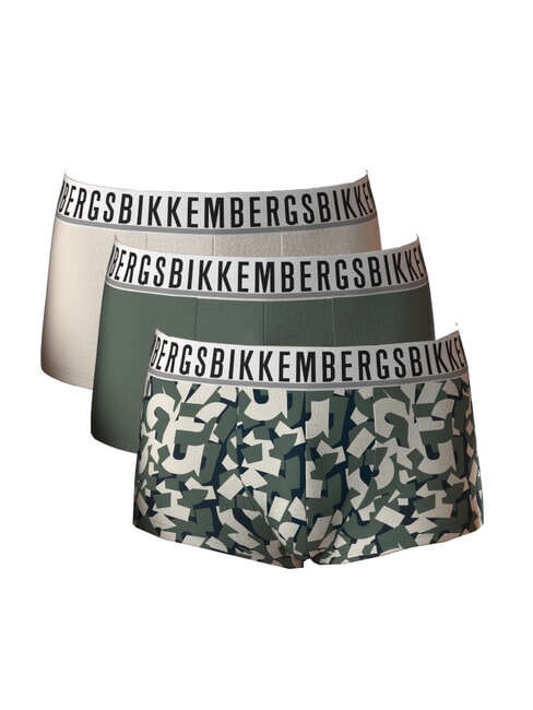 BIKKEMBERGS TRUNK MIX 3 Boxer Wald - Herrenslip