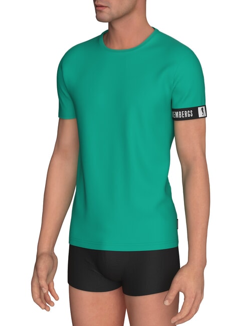 BIKKEMBERGS NEW PUPINO T-Shirt Grün - Herren-T-Shirts