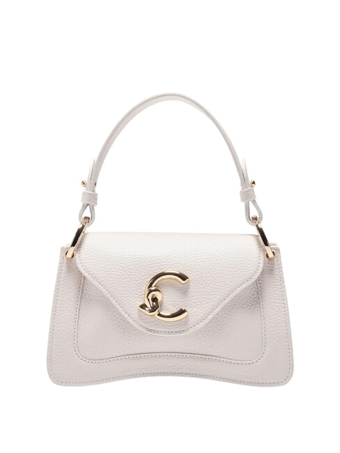 COCCINELLE C-ME Mini-Handtasche mit Schultergurt Weiß - Damentaschen