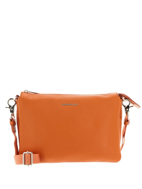 MANDARINA DUCK MELLOW LEATHER Ledertasche mit zwei Fächern Marmelade - Damentaschen