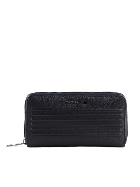 MANDARINA DUCK I-CON Große Brieftasche aus Leder mit Rundum-Reißverschluss Schwarz - Brieftaschen Damen