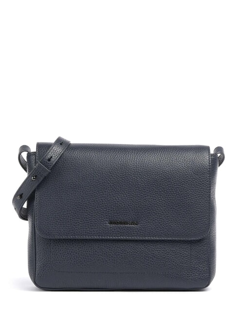 MANDARINA DUCK MELLOW LEATHER Umhängetasche aus Leder mit Überschlag kleidblau - Damentaschen