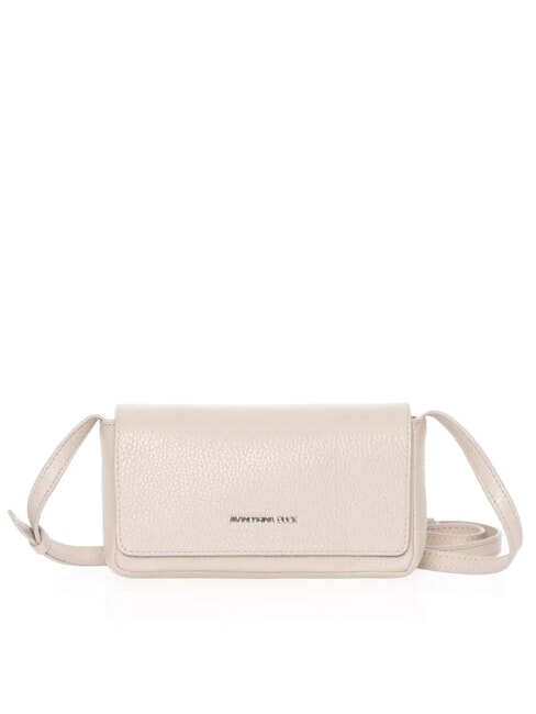MANDARINA DUCK MELLOW LEATHER Mini-Umhängetasche aus Leder warmes Taupe - Damentaschen