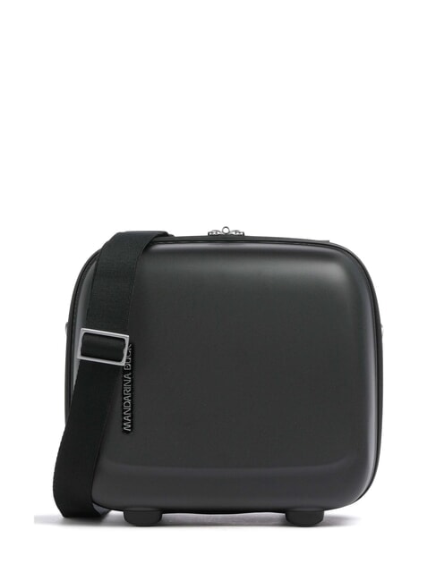 MANDARINA DUCK D-DROP 2.0 Hartschalen-Kosmetikkoffer mit Schultergurt SCHWARZ - Beauty-Case