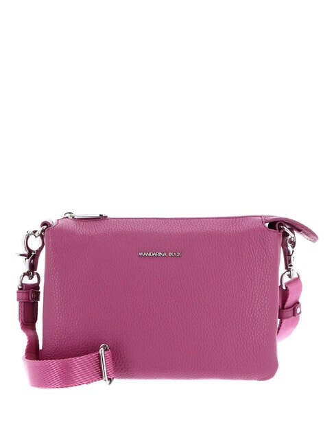MANDARINA DUCK MELLOW Umhängetasche aus Leder rotviolett - Damentaschen