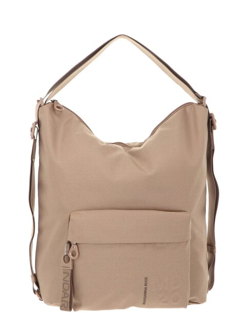 MANDARINA DUCK MD20 In einen Rucksack umwandelbare Tasche warmes Taupe - Damentaschen