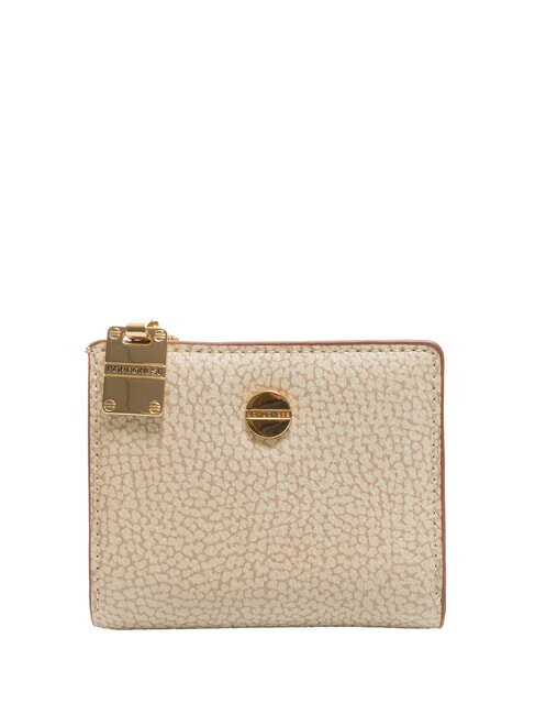 BORBONESE VITE COATED Mini-Geldbörse Sand/Kokosnuss - Brieftaschen Damen