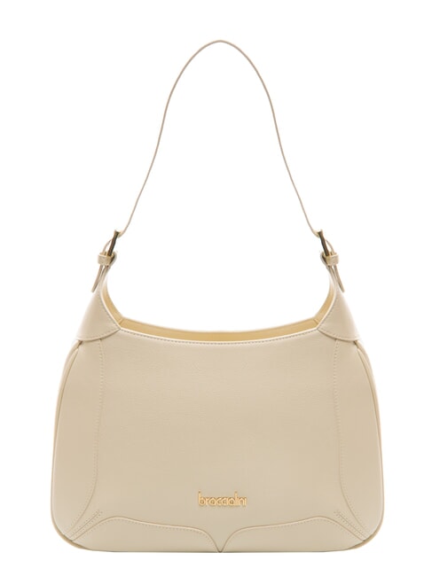 BRACCIALINI HELLEN Umhängetasche aus Leder Beige - Damentaschen