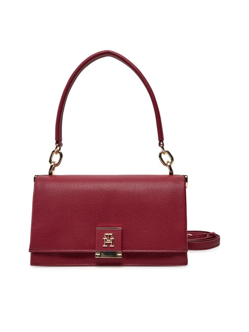 TOMMY HILFIGER TH HERITAGE Umhängetasche, mit Schultergurt Rouge - Damentaschen