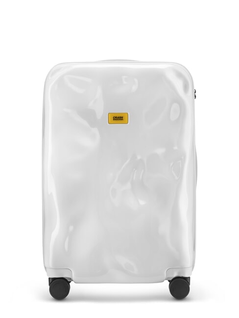 CRASH BAGGAGE ICON TONE ON TONE Mittelgroßer Trolley weißes Licht - Harte Trolleys