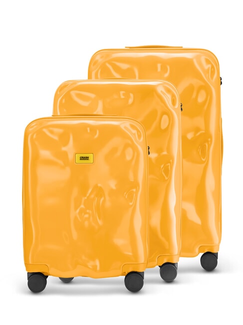 CRASH BAGGAGE ICON TONE ON TONE 3er-Set Trolleys: Kabine + mittel + groß Melone - Trolleyset