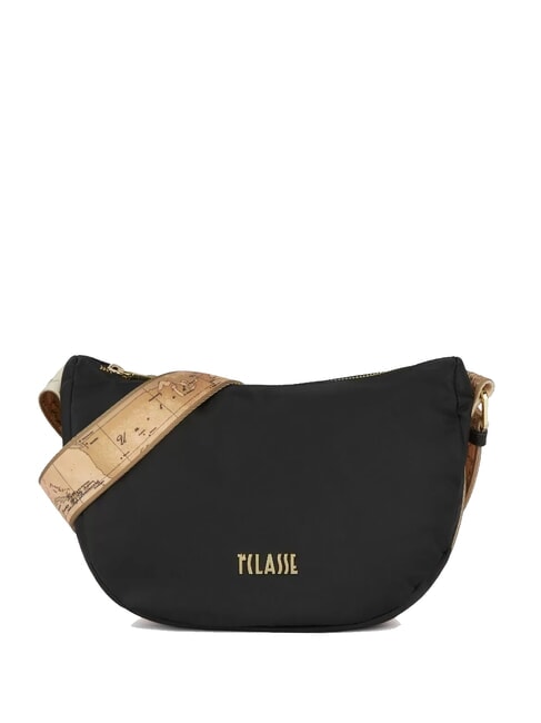 ALVIERO MARTINI PRIMA CLASSE NYLON ECO VIBE Kleine Halbmondtasche Schwarz - Damentaschen