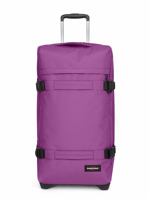 EASTPAK TRANSIT'R M Trolley mittlerer Größe lila Feige - Halbharte Trolleys
