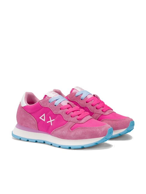 SUN68 ALLY SOLID NYLON Turnschuhe Fuchsie - Damenschuhe