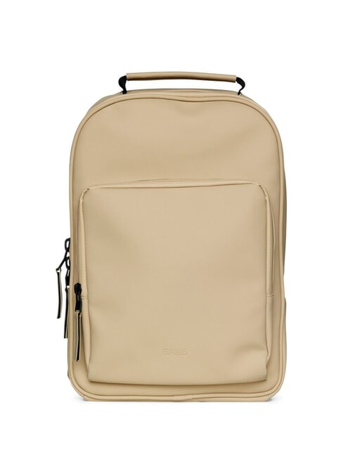 RAINS BOOK DAYPACK  Wasserdichter Rucksack Sand - Rucksäcke