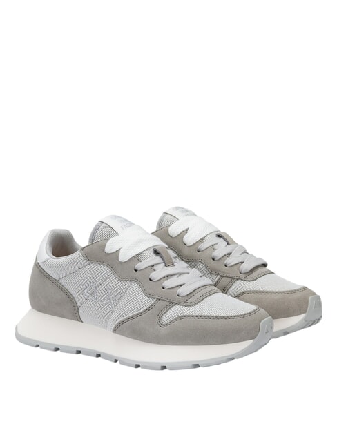 SUN68 ALLY GLITTER TEXTILE Sneaker mit Glitzereinsätzen Silber- - Damenschuhe
