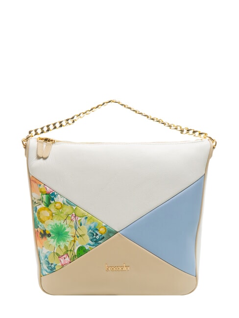 BRACCIALINI NICOLE Patchwork-Umhängetasche aus Leder Multi - Damentaschen