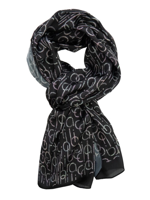 BRACCIALINI FOULARD Schal mit Allover-Logo-Print Schwarz - Schals