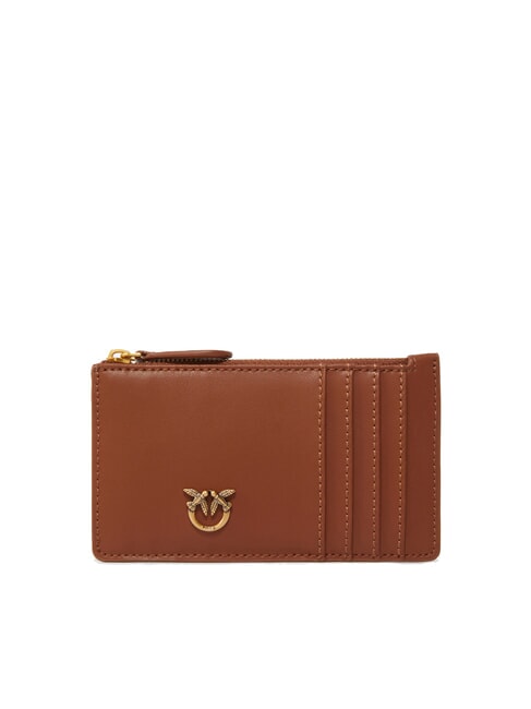 PINKO AIRONE Kartenhalter / Geldbörse Arabisch-Antikgold - Brieftaschen Damen
