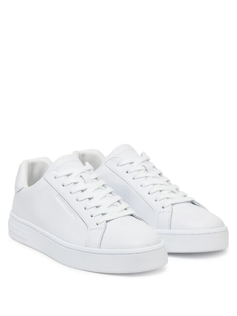 ARMANI EXCHANGE A|X COURTSIDE Leder-Sneakers strahlend weiß - Herrenschuhe