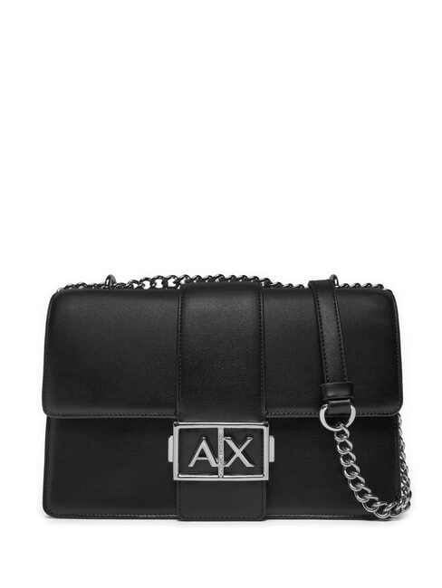 ARMANI EXCHANGE JODIE Mittelgroße, wandelbare Tasche Schwarz - Damentaschen