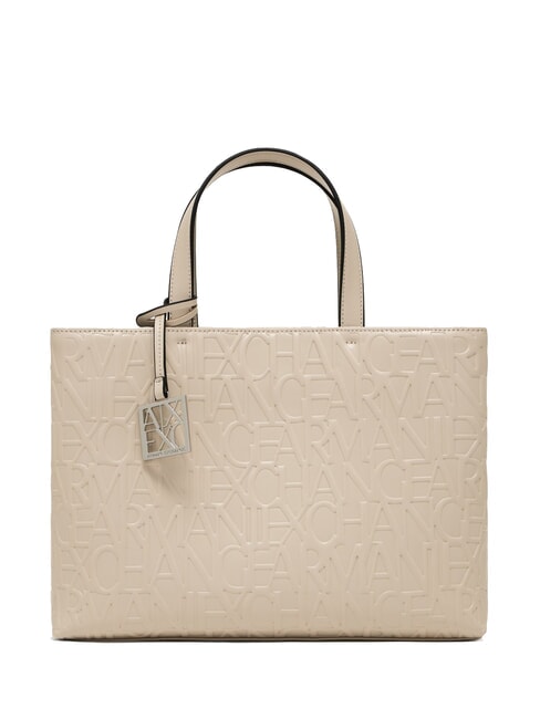 ARMANI EXCHANGE LOGO EMBOSSED Handshopper, mit Schultergurt Schlucht - Damentaschen