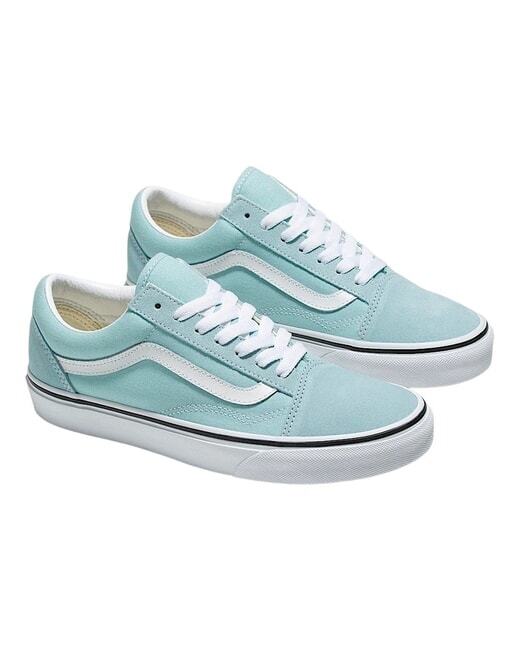 VANS UA OLD SKOOL  Ledersneaker blauer Kanal - Schuhe Unisex