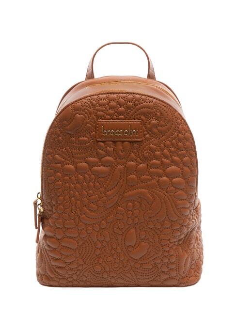 BRACCIALINI GINGER Rucksack mit Steppmuster braun - Damentaschen