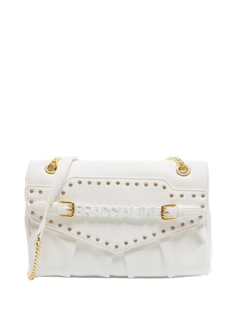 BRACCIALINI GISELLE Wandelbare Tasche mit Klappe Weiß - Damentaschen