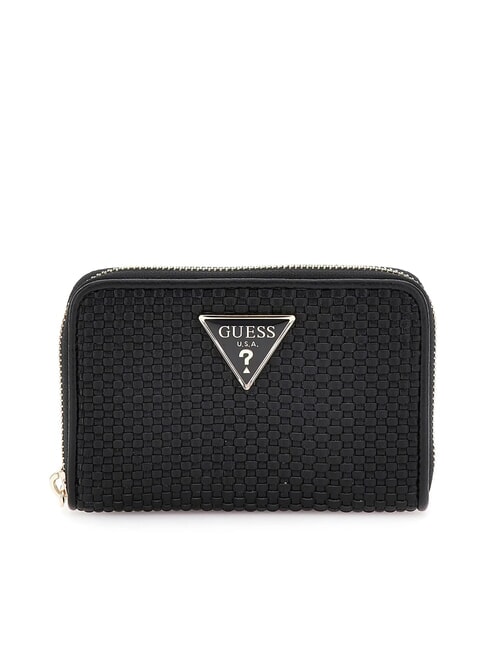 GUESS PHAEDRA Kleine Geldbörse mit Rundum-Reißverschluss SCHWARZ - Brieftaschen Damen