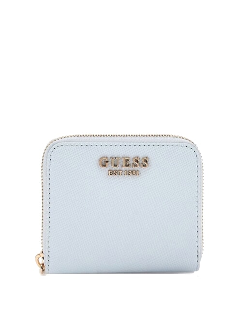 GUESS LAUREL  Kleine Geldbörse mit umlaufendem Reißverschluss puderblau - Brieftaschen Damen