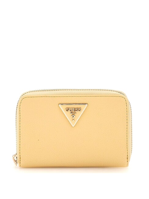 GUESS LAUREL Mittelgroße Geldbörse mit umlaufendem Reißverschluss Maisseide - Brieftaschen Damen