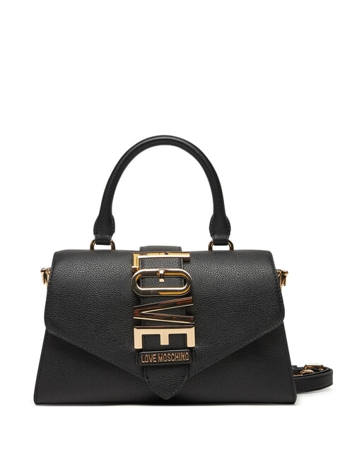 LOVE MOSCHINO VERTICAL LOGO Handtasche, mit Schultergurt Schwarz - Damentaschen