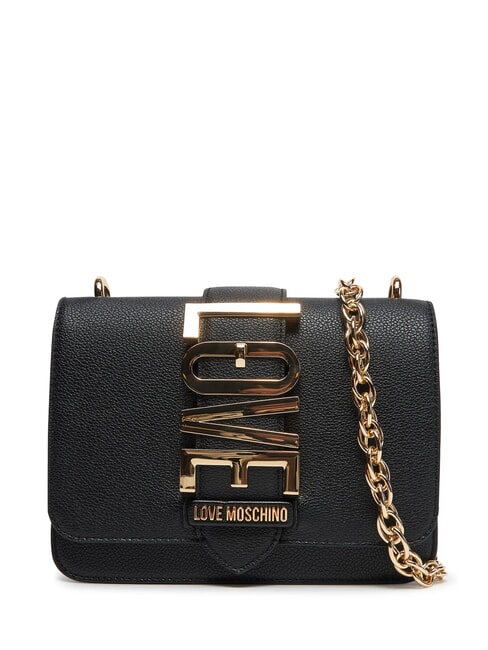 LOVE MOSCHINO VERTICAL LOGO Mini-Umhängetasche Schwarz - Damentaschen