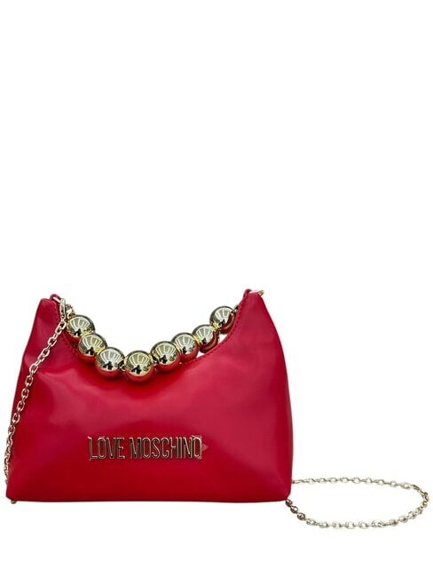 LOVE MOSCHINO CHAIN Mini-Handtasche mit Schultergurt ROT - Damentaschen