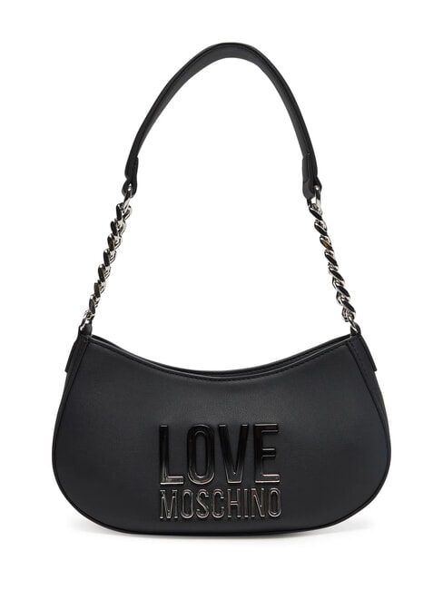 LOVE MOSCHINO MIDDLE CHAIN Umhängetasche Schwarz Schwarz - Damentaschen