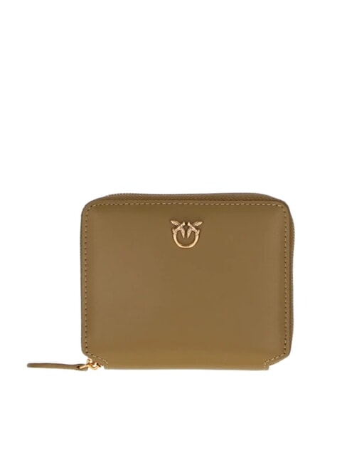 PINKO TAYLOR Geldbörse mit umlaufendem Reißverschluss Plantagen-Antikgold - Brieftaschen Damen