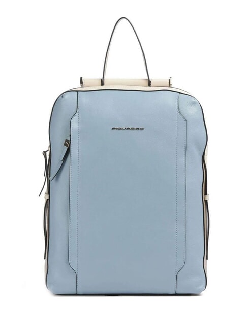 PIQUADRO CIRCLE  CIRCLE Rucksack für PC 14 "PC / iPad Air - iPad Pro 9.7 / iPad 11" hellblau/beige - Damentaschen