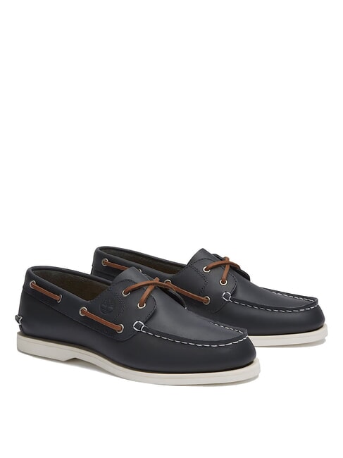 TIMBERLAND CLASSIC BOAT  Bootsschuhe aus Leder Marine - Damenschuhe