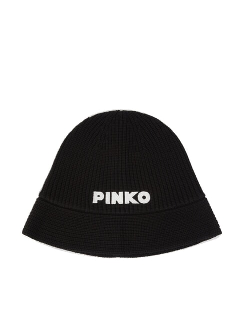 PINKO MINSKIN Ausgestellter Hut aus Wolle schwarze Limousine - Mützen/Hüte