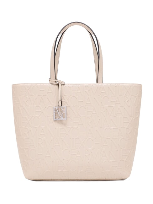 ARMANI EXCHANGE LOGO EMBOSSED Einkaufstasche mit Logo-Print Schlucht - Damentaschen