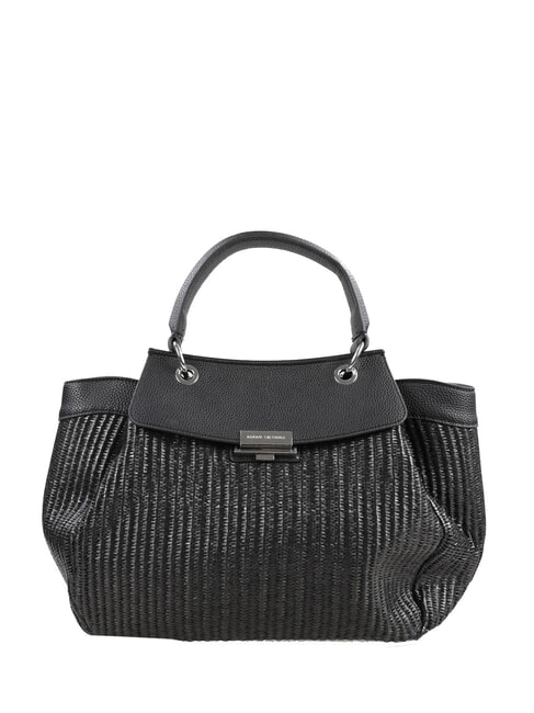 ARMANI EXCHANGE WAVE CROCHET  Handtasche, mit Schultergurt schwarz/schwarz - Damentaschen