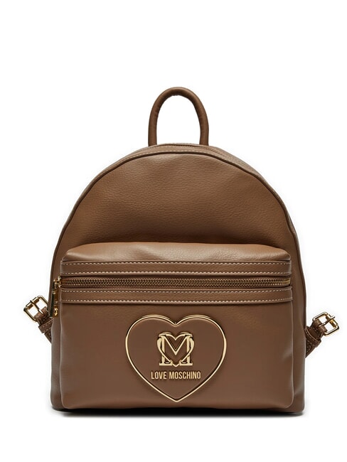 LOVE MOSCHINO GOLDEN HEART  Rucksack Taupe - Damentaschen