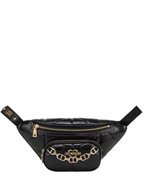 LOVE MOSCHINO GEOMETRIC QUILTED  Umhängetasche Schwarz - Damentaschen