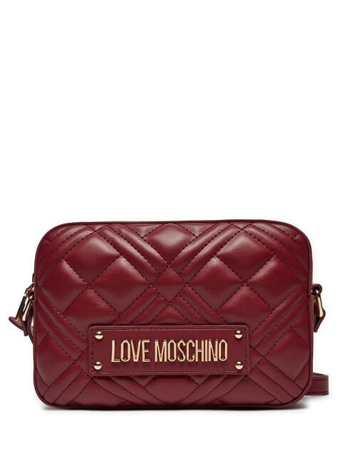 LOVE MOSCHINO QUILTED  Schultertaschenkamera Wein - Damentaschen