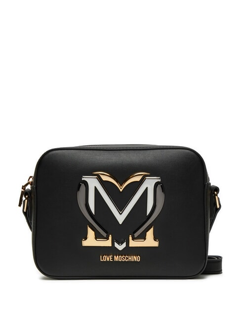 LOVE MOSCHINO COLORFUL HEART  Mini-Umhängetasche Schwarz - Damentaschen